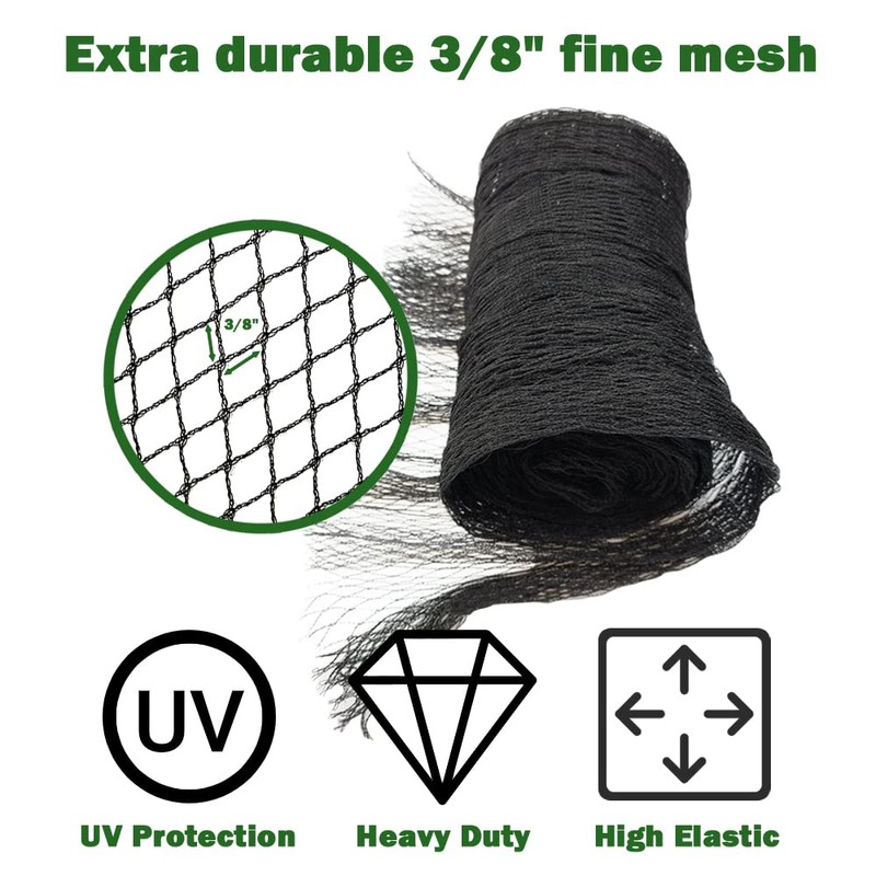 POYEE 20x30ft Pond Netting for Leaves Leaf Net Cover Pond
