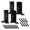 4 Pcs Post Anchor Brackets Kit for 4x4 Post Bracket,
