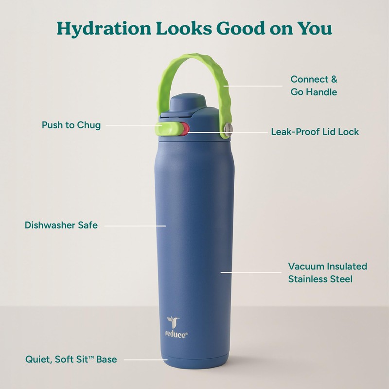 REDUCE Aura Vacuum Insulated 26 oz Water Bottle - Leak-Proof