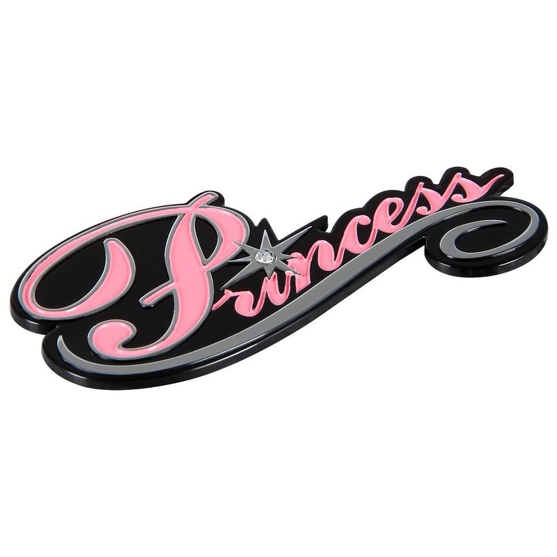 Pilot Automotive IP-3155 Princess ABS Plastic Emblem, Chrome