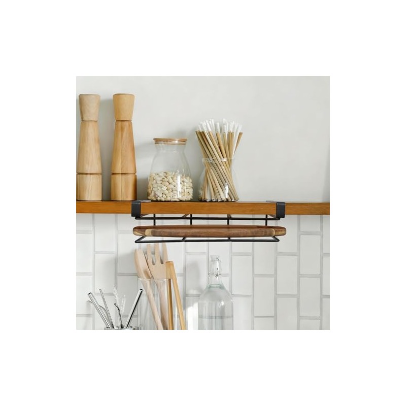 Zerodis Hanging Chopping Board Shelf, Hanging Shelf Under Cabinet Multipurpose