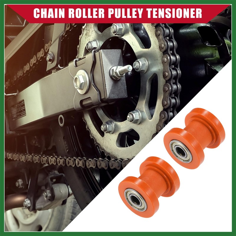 Motoforti Chain Roller Pulley Tensioner/for Motorcycle ATV 8mm 2 Set