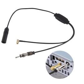 0.6M DAB Antenne Splitter Adapter für Auto Radio, Splitter autoradio, SMB auf DIN Buchse, DAB+ Antennensplitter, FM AM Radiokonnektor, Adapter für Autoradio