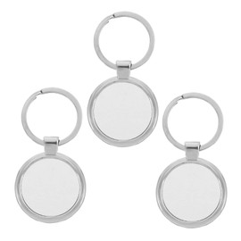 OHPHCALL 5pcs Creative Blank Metal Key Holder Key for Custom Photo Keychain for Festivals and Unique Personalization for