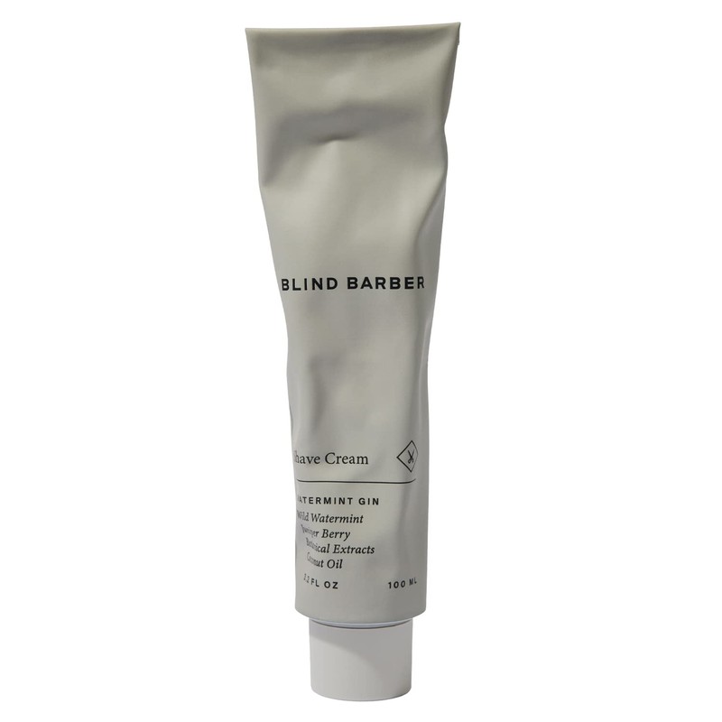 Blind Barber Watermint Gin Shave Cream - Creamy Beard Lather
