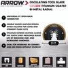 Arrow OSC9500-A Oscillating MultiTool Kit, Sander Tool, and Drywall Saw,