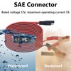 ecocstm 7.8FT SAE 16AWG Wire Harness with On/Off Switch, 12V