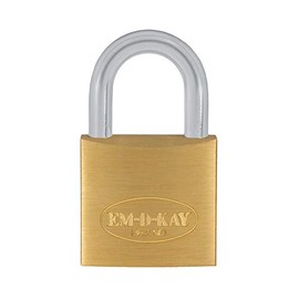 Em-D-Kay #1600 2" Body Brass Padlock with 1-3/4" Shackle
