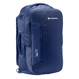 Caribee Traveller 40L Carry-On laptop Backpack, 56x32x22cm (22x12x9inch) 1.2kg (Navy Blue)
