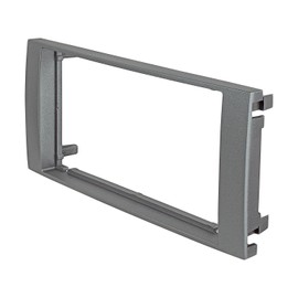 tomzz Audio 2415-133 Double DIN Radio Faceplate Compatible with Ford Focus 2 Fiesta C-Max S-Max Galaxy Mondeo Kuga Transit Dark Silver