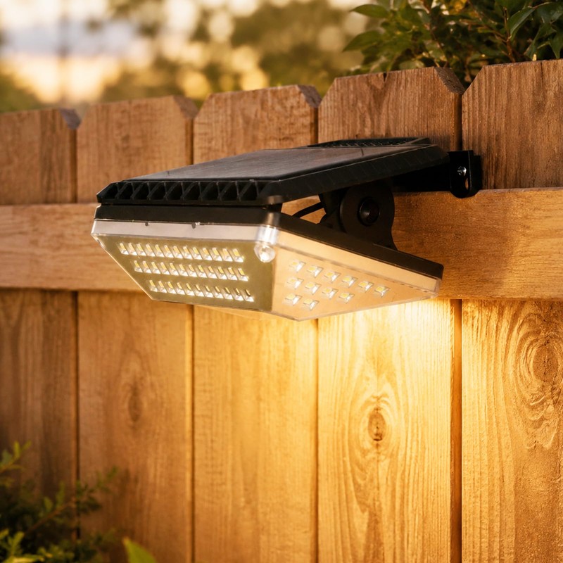 USB & Solar Powered Clip-on Lights, Waterproof 110 LEDs 600