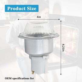 WB08T10002 Oven Light Bulb Replacement For GE Kenmore Ovens, Indicator Light Bulb,Wall Oven Light Assembly AP2019709