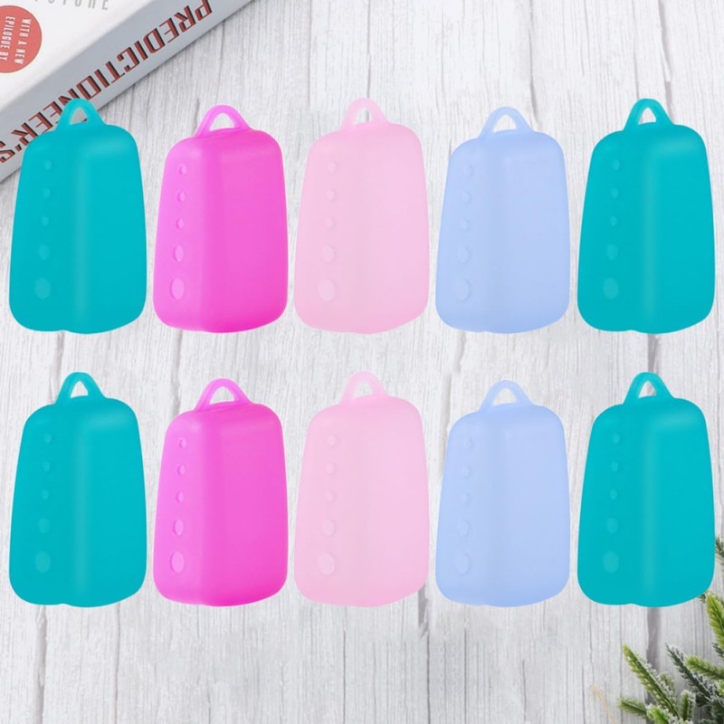 10 Piezas Funda para Cepillo de Dientes de Silicona Camping