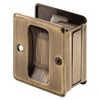 Prime-Line N 7080 Solid Brass, Antique Brass Finish, Pocket Door