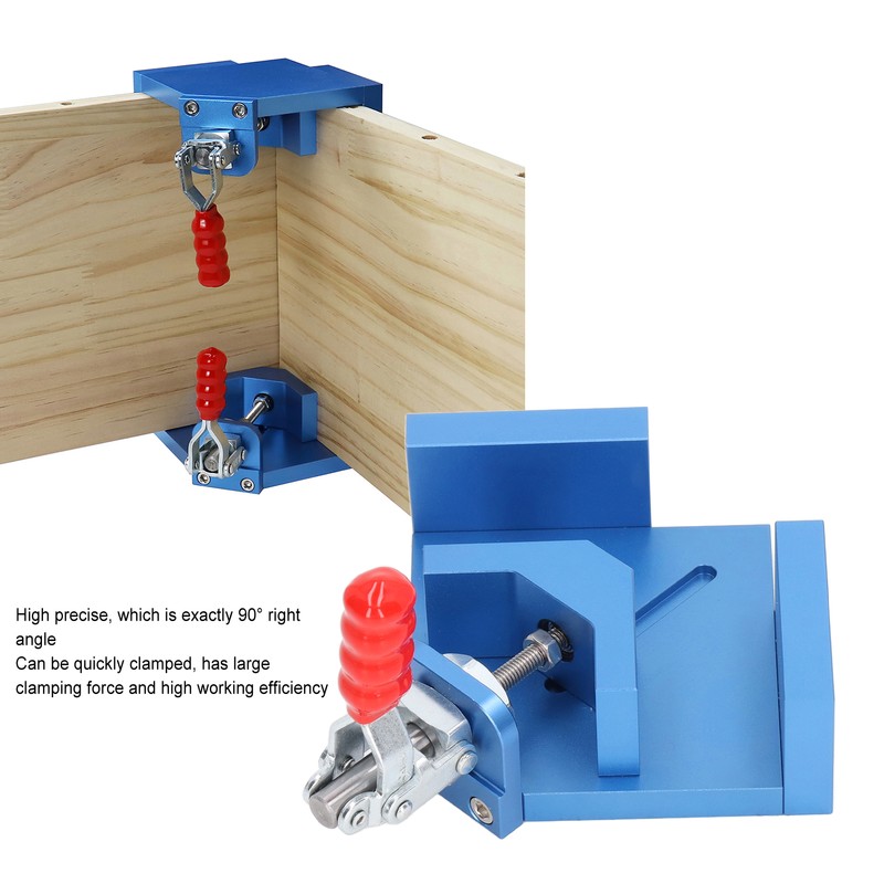 Corner Clamp Right Angle Aluminum Alloy Frame Clamp CNC Machined