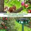 4 Pack 2025 Solar Ultrasonic Animal Repellent Raccoon Fortress Pro