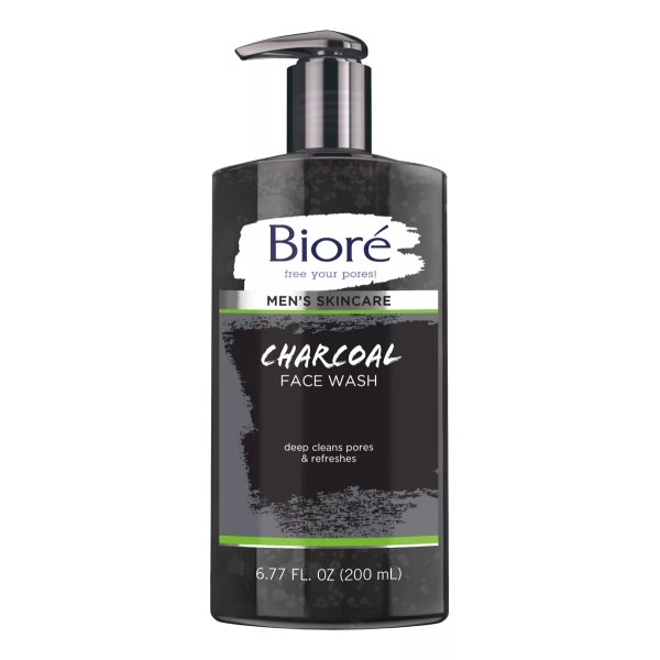 Bioré Mens Deep Pore Charcoal Cleanser, 6.77 Onzas Momento de aplicación Día/Noche Tipo de piel Grasa