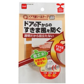 Nitoms Door Sealing Tape, 0.04 x 1.6 x 36.2 Inches (1 x 40 x 920 mm), transparent