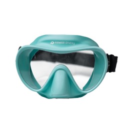 Hawaii Divers Deep Sea Adult Snorkel Dive Mask, Teal/Black, One Size
