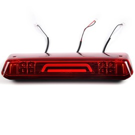 G-PLUS LED 3rd Rear Brake Light Cargo Lamp Compatible With Ford F150 Lobo 04-08/ Fit Ford Explorer Sport Trac 07-10/Fit Lincoln Mark LT 06-08,‎3RD Cargo Led Tail Lamps,Red Lens Black Housing
