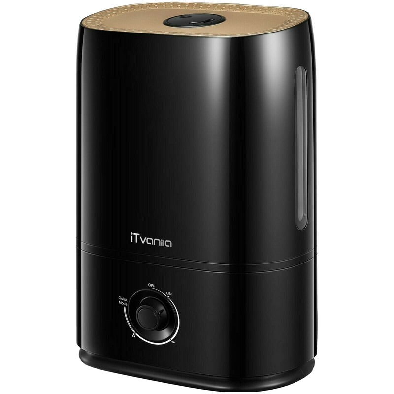 iTvanilaa Cool Mist Humidifier for Large Room, 5L Ultrasonic Bedroom