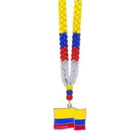 Colombia Flag Necklace