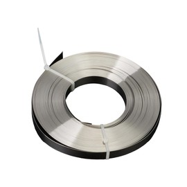 171 ft 304 Stainless Steel Strapping Coil Band, 3/4 in x 0.02 in (Thick), Cut-Resistance Anti-Corrosive, Heavy Duty Strapping, Smooth and Flexible