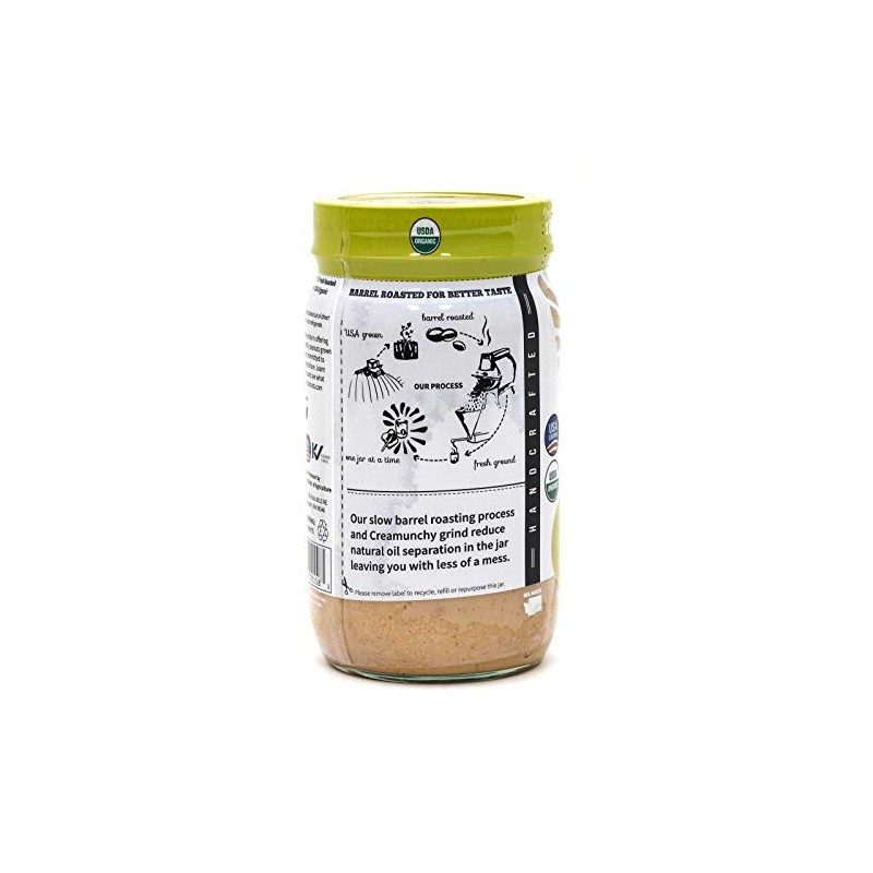 CB's Nuts USA Grown Organic Creamunchy 1 Ingredient Peanut Butter