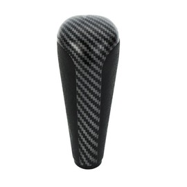 Carbon Fiber Gear Shift Knob High-end Texture Direct Replacement Scratch-Proof Carbon Fiber Made for ABS No Gap