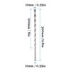 QUARKZMAN Spiral Drill Bit HSS Straight Shank for Drilling 10