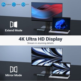 USB C Adapter HUB, USB C HUB, 4K HDMI HUB, USB C Docking, USB C Adapter Docking, 9 in 1 HUB with 4K HDMI, USB C PD, USB C 3.0, USB 2.0, 3 x USB 3.0, SD/TF Card Reader for Windows and iOS Systems