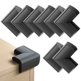 (8 Pack) Corner Protectors for Kids, Dekukar Upgraded Foam Soft Corner Guards Bumpers Baby Safety Furniture Table Sharp Corner Protection, Pre-Taped for Direct Use