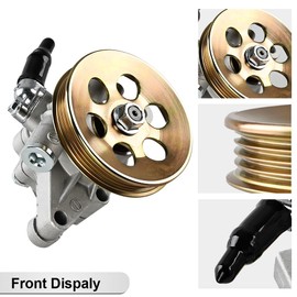 WMPHE Power Steering Pump with Pulley Compatible with Honda Civic L4 1.6L 1996 1997 1998 1999 2000, Honda CR-V L4 2.0L 1997 to 2001, Acura EL L4 1.6L 1997 to 2000, Replacement for 21-5066, 56110P2A003