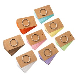 Operitacx 8 Karteikarte Kartenringe Schulheft Lernkarten Lesezeichen Leere Notizkarten Notizbücher Stichwortkarten Fußabtreter Notizblock Kleines Notizbuch Karten Notieren Notizblöcke Papier