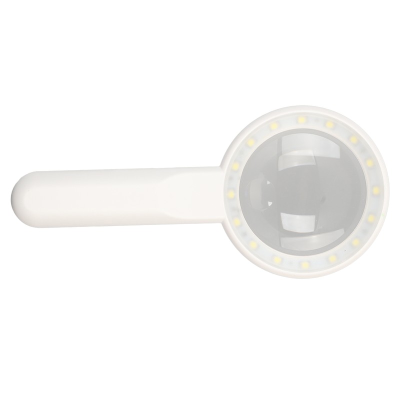 Handheld LED Magnifying Glass Touch Control Rechargeable Portable Illuminated Magnifier