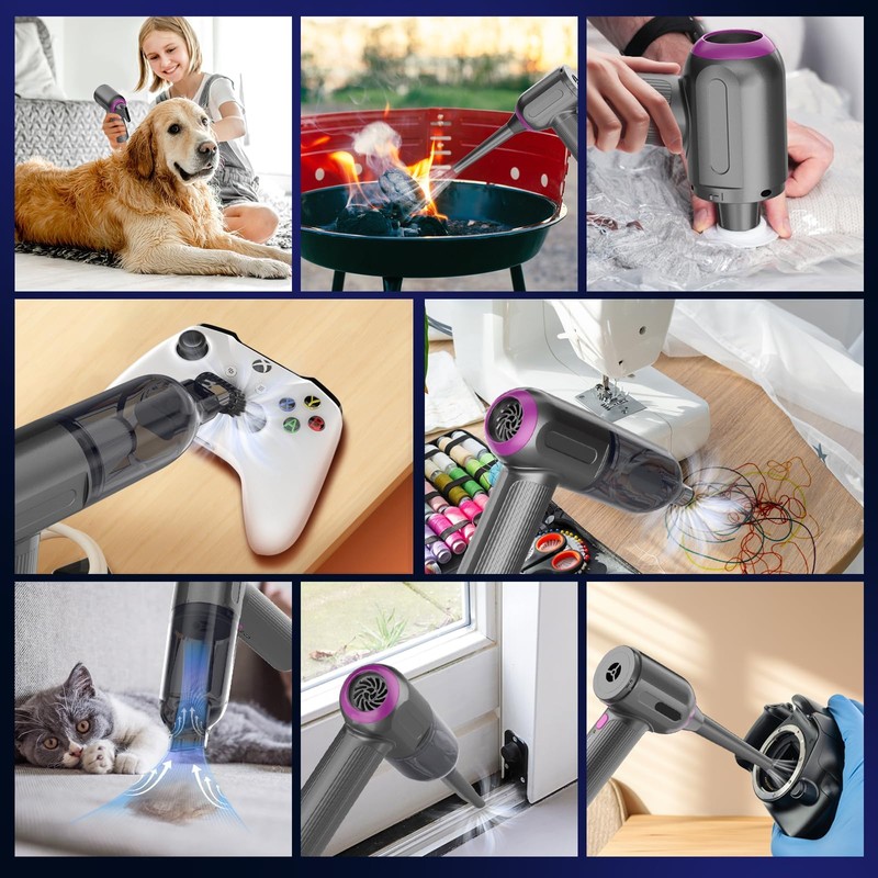 Hayousui 7000Pa Mini Vacuum Cleaner: Handheld Vacuum & Electronics Duster