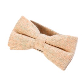 DonDon Men’s cotton bow tie 4.72 x 2.36-12 x 6 cm already tied and completely adjustable - beige