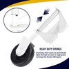 Gate Wheel Spring-Loaded Gate Caster Kit for Wooden PVC Fences,