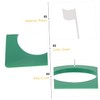 GRIRIW Golf Putting Practice Cups Set Portable Plastic Training Aid