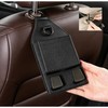 Car Seat Headrest Hooks with Phone Holder,Storage Pouch with Hook