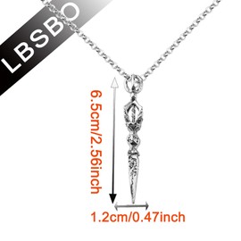 CENWA Anime Game Earring Dagger Necklace Anime Cosplay Jewelry Gift for Women, 6.5*1.2cm, Metal, alloy