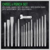 16-Piece Precision Punch & Chisel Set - Taper Punch, Pin