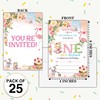 Birthday Invitations - Wonderland 1st Birthday Invites with Envelopes(25-Count) -