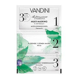 VANDINI Multi Masking 3-Step Mask, Pack of 2 (2 x 12 ml)