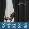 H.VERSAILTEX Blackout Curtains for Bedroom Foil Print Twig Tree Branch
