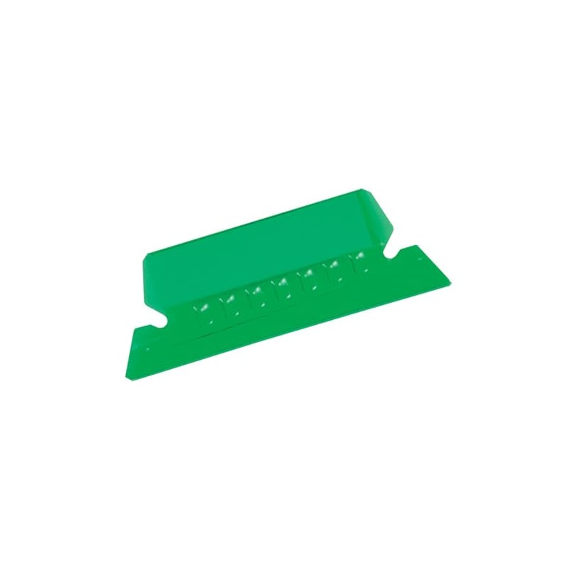 Pendaflex Flexible Hanging File Folder Tabs, 2" Wide, Bright Green,