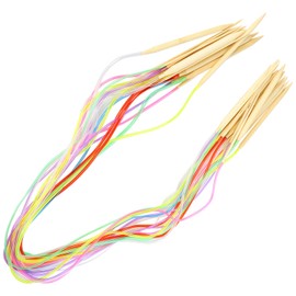 Knitting Needles Set, Circular Knitting Needles Flexible 18Pcs for Cushions for Sweaters for Scarves for Handicrafts(100cm)