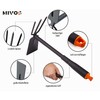 Mivos Double Hoe for the Garden with Triangle Steel –