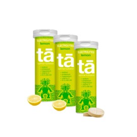 TA ENERGY – PACK x3 – Hydrationstabletten – Mineralstoffe & Vitamine – Kalorienarm – Gegen Krämpfe – MADE IN FRANCE (Zitrone).