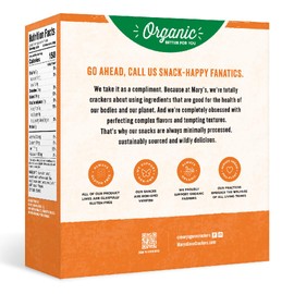 Mary's Gone Crackers Super Seed Everything Crackers, Vegan Friendly, Kosher, USDA Certified Organic, Gluten Free & Non-GMO, 4 Ounce (Pack of 6)